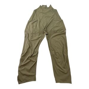 Free People Movement Green Jumpsuit Romper Zip Pocket Size S/P